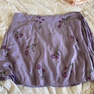 Mini wrap skirt